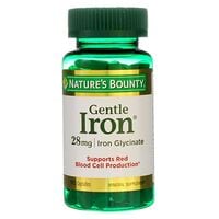 Nature&#39;s Bounty Gentle Iron 28mg Mineral Supplement 90 Capsules