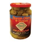Buy Tabasco Spanish Olives  Pickles Hot And Spicy 340g in Saudi Arabia