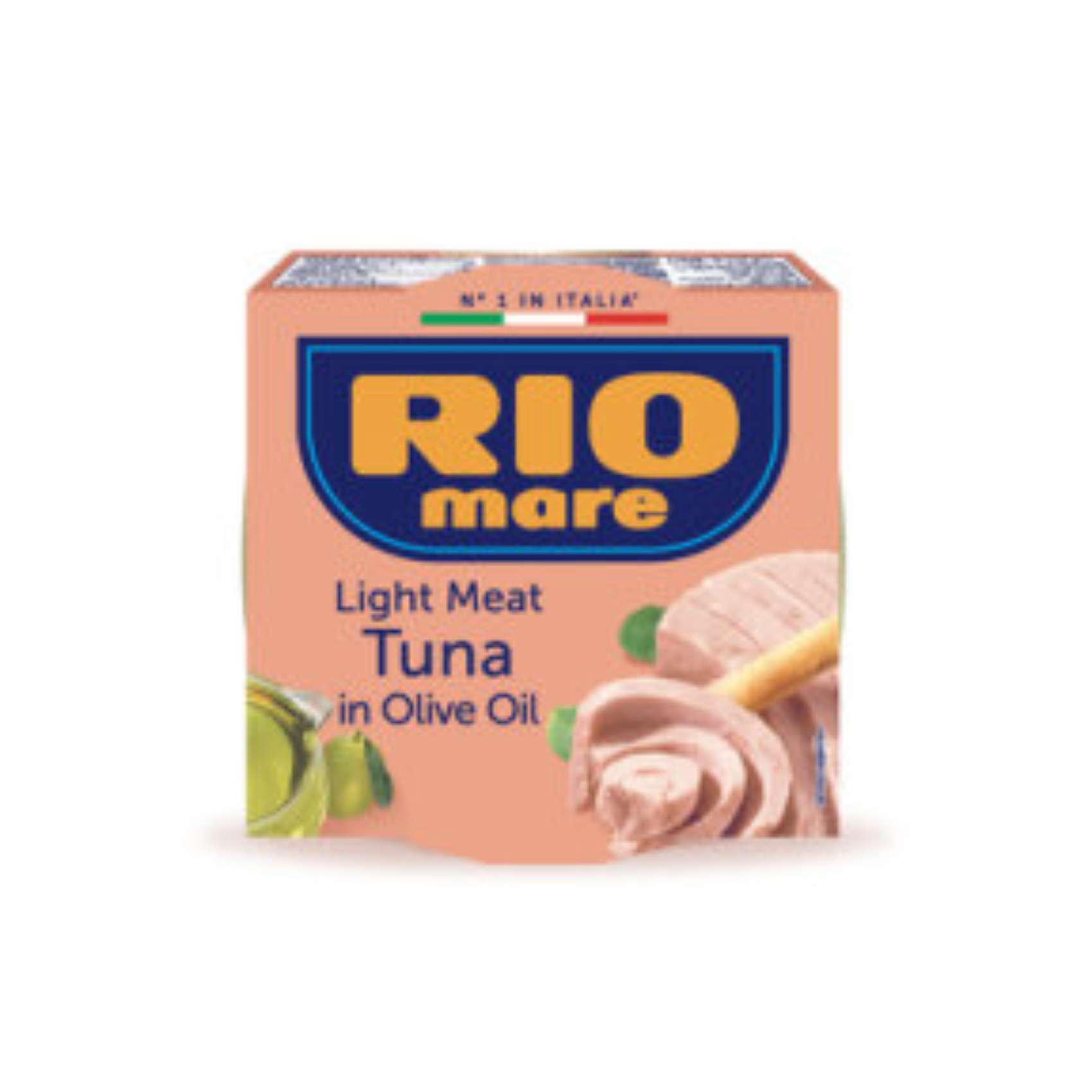 Rio Mare - Solid Light Tuna in Olive Oil, Canned Tuna, High in Protein,  160g 2 Count, Family Size