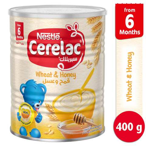 Nestle Cerelac Infant Cereal  Wheat &amp; Honey 400g