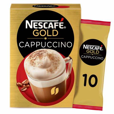 NESCAFE Gold Cappuccino Coffee Mix 17 Gram 10 Pieces