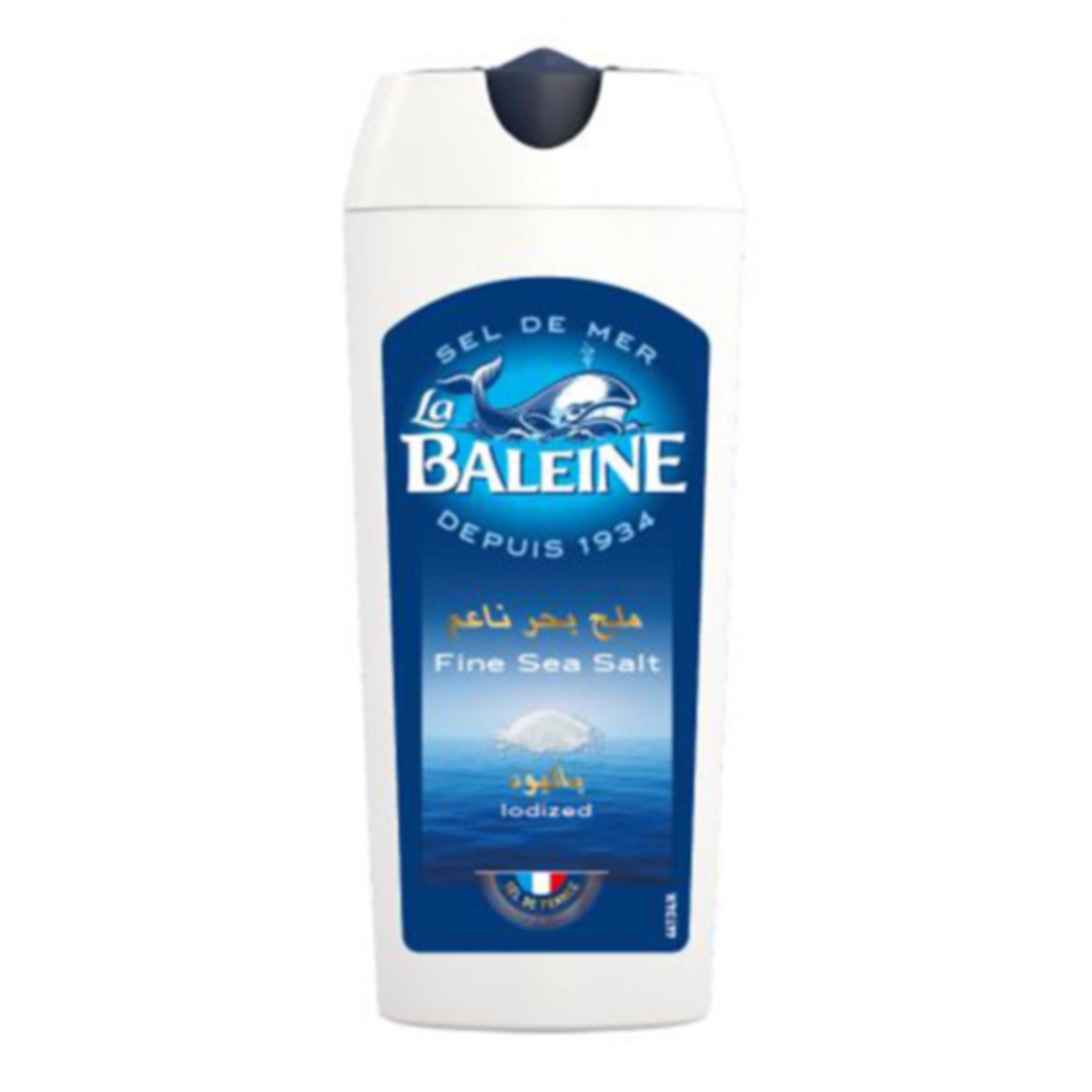 Buy La Baleine Fine Sea Salt Iodized 125g Online Shop Food Cupboard