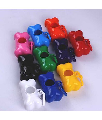 Petbroo Poop Bag Dispenser (Bone) - Multicolor