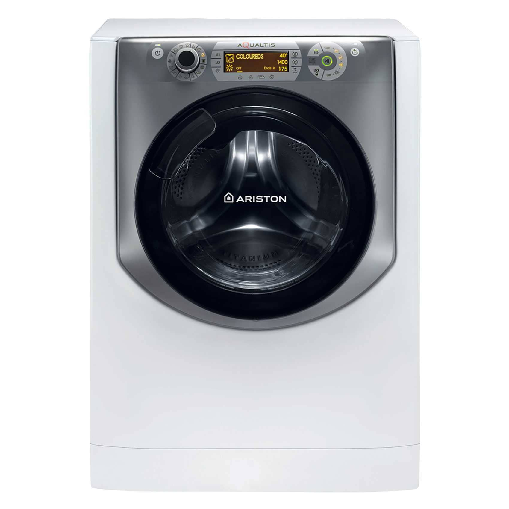 Buy Ariston Front Load Washer Dryer Aqd1170d69xg White 11 7kg Online Shop Electronics Appliances On Carrefour Uae