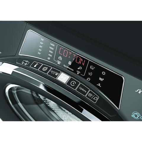 Candy Rapid&#39;O Washer Dryer 9kg Wash + 6kg Dry - ROW4966DHRR/1-19 - 1400rpm - Anthracite - WiFi+BT - Steam Function - 6 Digit Display