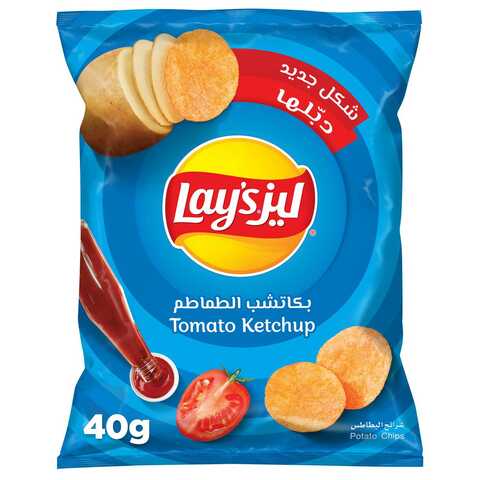 Lay&#39;s Tomato Ketchup Flavoured Potato Chips 40g