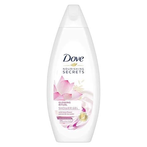 Buy Dove Nourishing Secrets Glowing Ritual Shower Gel With Lotus White 500ml in Saudi Arabia