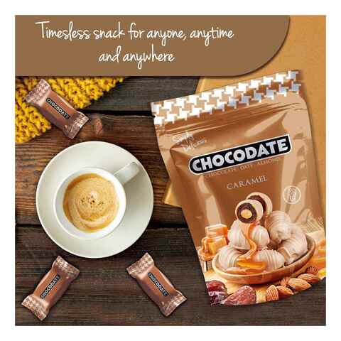 Chocodate Caramel Chocolate With Date And Almond 230g