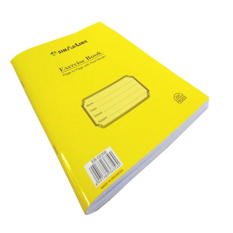 Sinarline Lined Exercise Book 100 Sheets Yellow