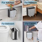 Buy Lavish Hanging Kitchen Trash Can, Collapsible Mini Garbage Bin For Cabinet/Car/Bedroom/Bathroom, Plastic in UAE