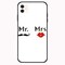 Theodor - Apple iPhone 12 6.1 inch Case Mr. Mrs Flexible Silicone
