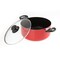 First1 Non-Stick Casserole With Lid Red 24cm