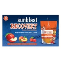 Sunblast Recovery No Added Sugar Acerola Peach Apple Juice 200ml Pack of 10