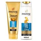 Buy Pantene Pro-V 3 Minute Miracle Daily Care Conditioner 200ml + Shampoo 400ml in Kuwait