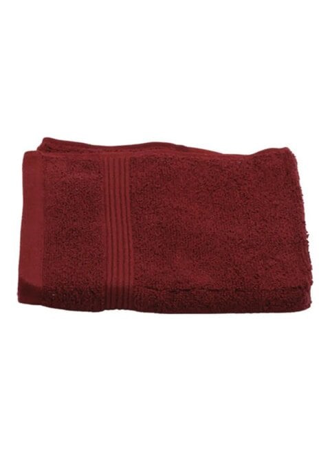 Maroon hand online towels