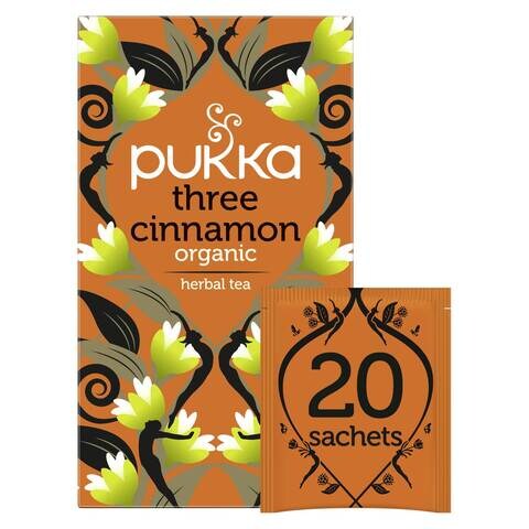Pukka Herbs Three Cinnamon Organic Herbal 20 Tea Bags