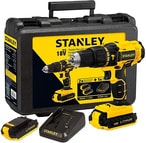 Buy Stanley Sch20C2K Cordless Impact Drill Driver 18V Li-Ion in Saudi Arabia