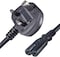 Generic Uk Power Cord Cable 3 Pin With Fuse