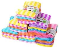 Generic Microfiber Stripe Pattern, Multi Color - Kitchen Towels