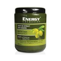 Energy Cosmetics Keratin Hot Oil Hair Cream, Olive - 1000 ml
