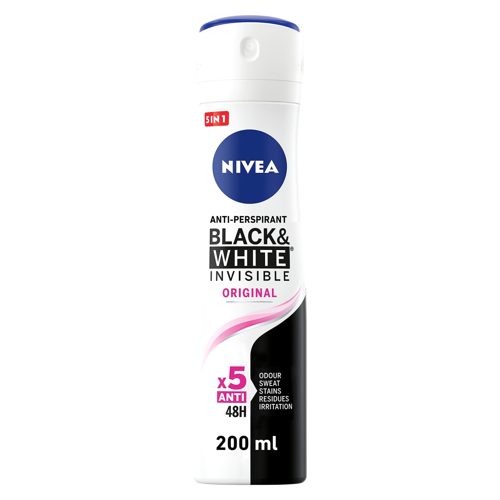 Rexona Invisible Black and White Deodorant Spray 200 ml