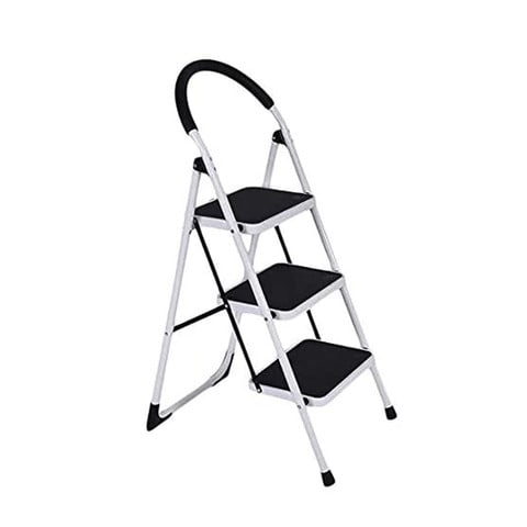 Bot Monica Berg Buy Upspirit 3 Steps Folding Steel Ladder White Online - Shop on Carrefour  UAE