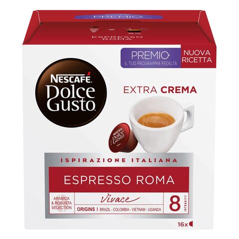 Buy Nescafe Dolce Gusto Espresso Roma Coffee Capsule 99.2g in Kuwait