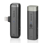 BOYA WORLD&#39;S SMALLEST WIRELESS MICROPHONE FOR IOS DEVICES WM3D