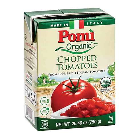 Pomi Organic Chopped Tomatoes 750 Gram