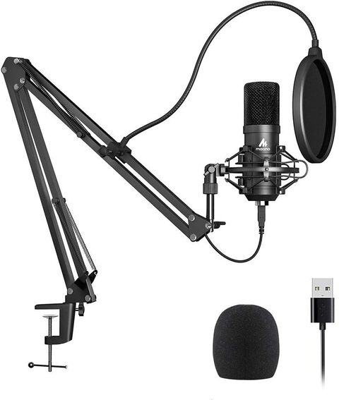 Usb microphone,condenser computer pc mic,plug&play gaming