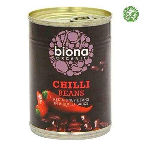 Biona Organic Red Kidney Beans In Chilli Sauce 395g