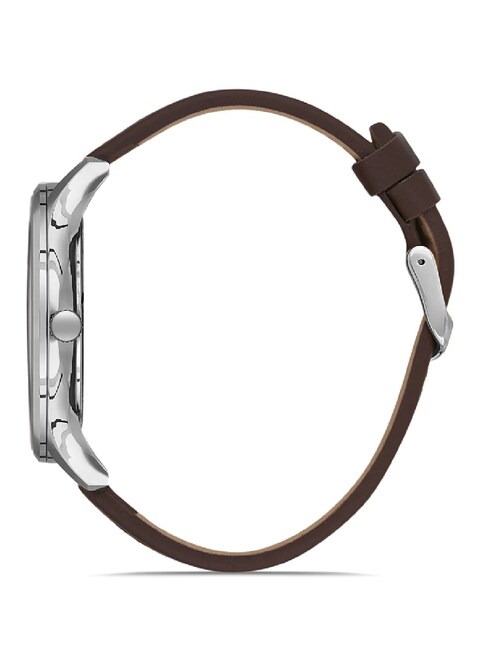 BIGOTTI NAPOLI MENS LEATHER STRAP WATCH - BG.1.10308-5