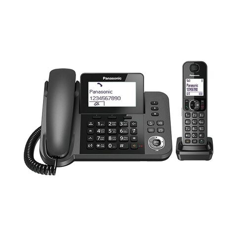 Panasonic KX-TGF310UE1 Corded And Cordless  Phone Black
