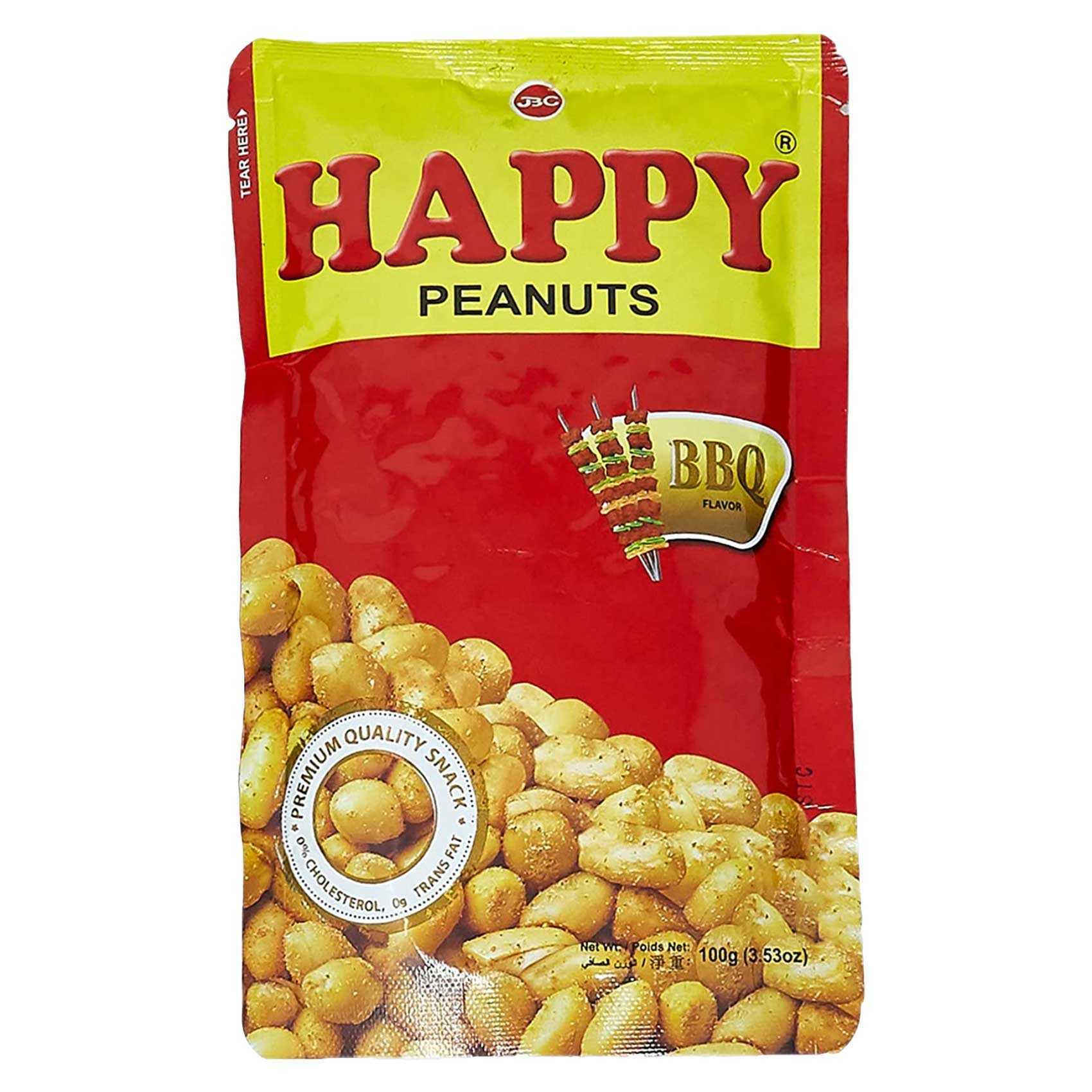 Buy Happy Salted Barbecue Peanut 100g Online Shop Food Cupboard on Carrefour UAE