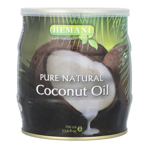 Buy Hemani Pure Natural Coconut Oil 700ml Online | Carrefour Pakistan