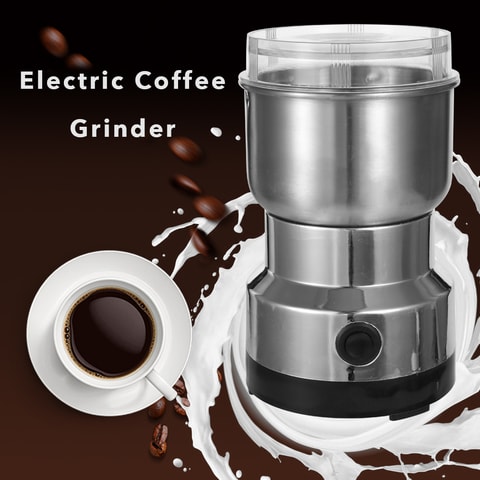 Generic-Home Mini Stainless Steel Coffee Spice Nuts Grains Bean Grinding Multifunctional Electric Grinder