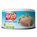 Buy Ajeeb Yellowfin Meat Tuna In Olive Oil 170g in UAE