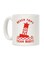 muGGyz Taiyaki Pattern Printed Ceramic Coffee Mug White