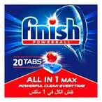 Buy Finish All In One Regular Auto Dishwasher Tablets 20 Count in UAE