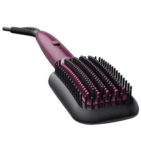 Battery operated 2024 straightening brush