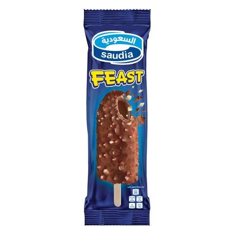 Buy Saudia Feast Chocolate Ice Cream Stick 90ml in Saudi Arabia