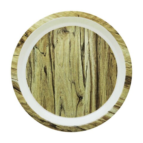 DINELITE BY RK ROUND THAL SMALL PINE WOOD, DLP2084PIW, 40CM