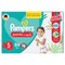 Pampers Baby-Dry Pants with Aloe Vera Lotion Stretchy Sides and Leakage Protection Size 5 12-18 kg Mega Pack 84 Pants