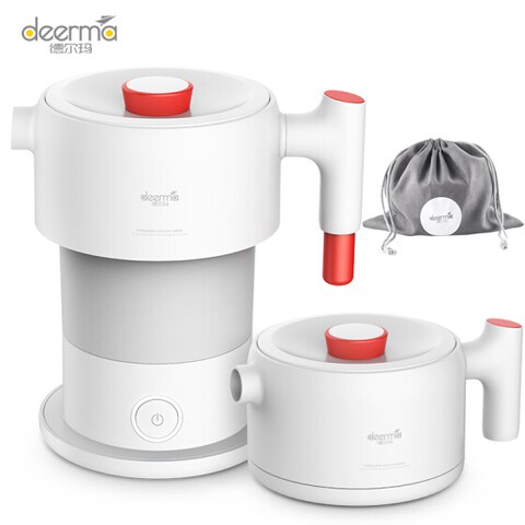 New Original Design Deerma Portable Folding Electric Kettle for Traveling BM-DH060B