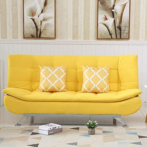 Yellow futon deals