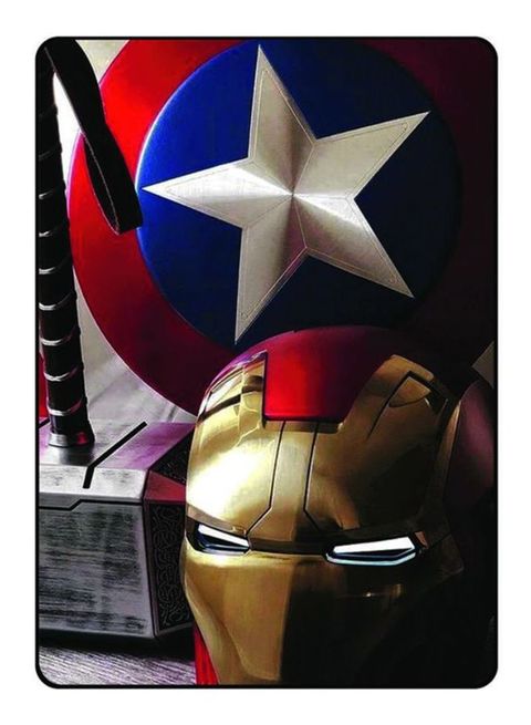 Theodor - Mask Shield Pattern Protective Case Cover For Apple iPad Air 2 9.7-Inch Multicolour
