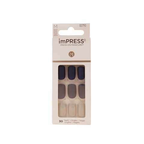 Buy Impress False Nails Medium BIP2701 Multicolour 30 PCS in UAE