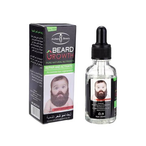 Buy Aichun Beauty - Deep Absorption Beard Growth Essential Oil 30Ml ...