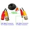Tomvision - 10m Black BNC Security Camera Video Cable for All HD CCTV DVR Surveillance System High Quality RG59 plug DC power to BNC video camera extension cable