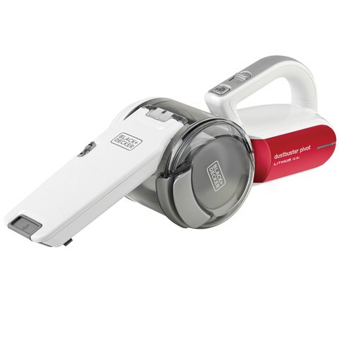 Buy Black & Decker 14.4V Lithium-Ion Cordless Pivot Dustbuster/Cyclonic  Hand Vacuum Cleaner, White - Pv1420L-B5 Online - Shop Electronics &  Appliances on Carrefour UAE